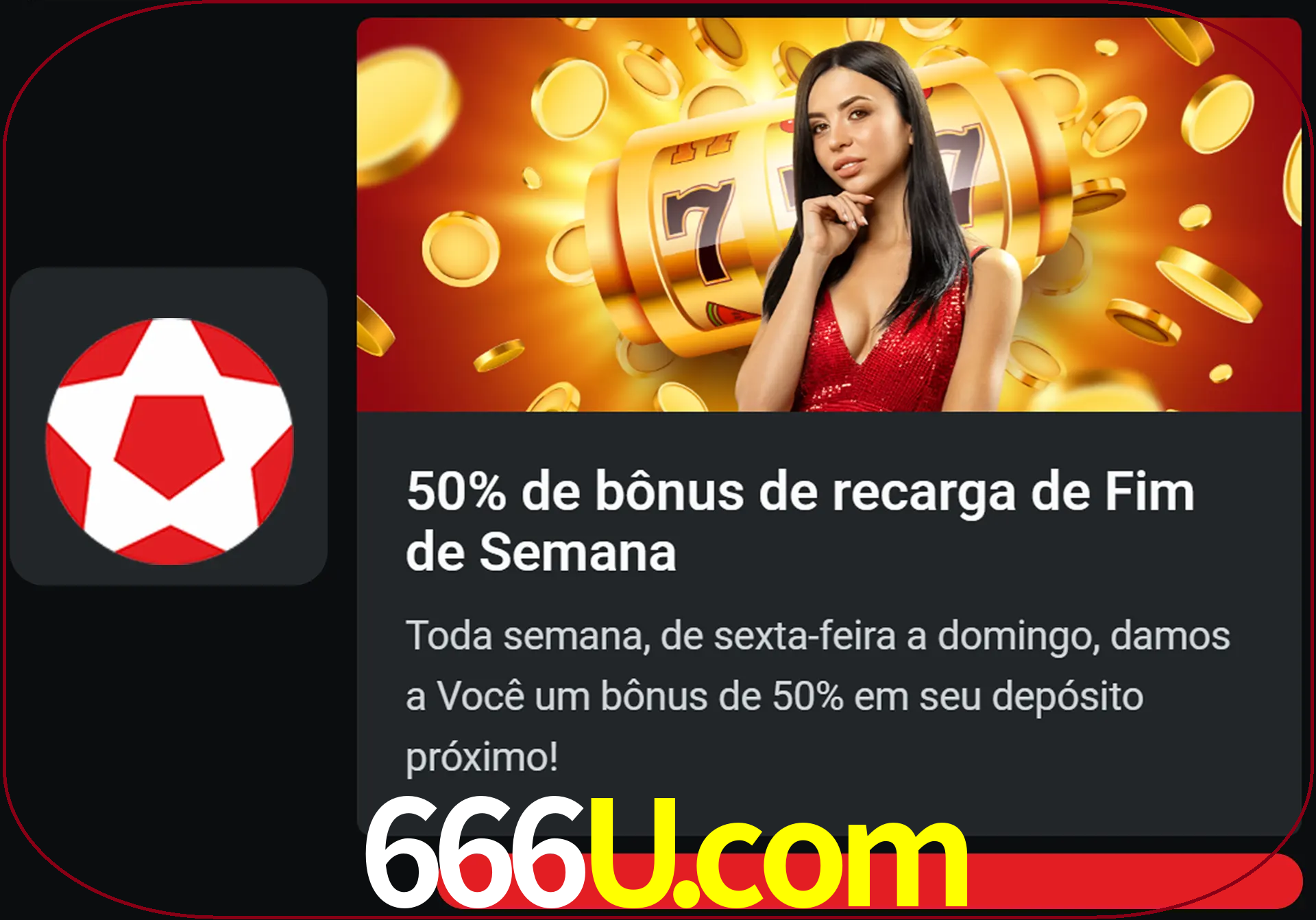 Volte a cada semana para receber novos bônus em dinheiro.